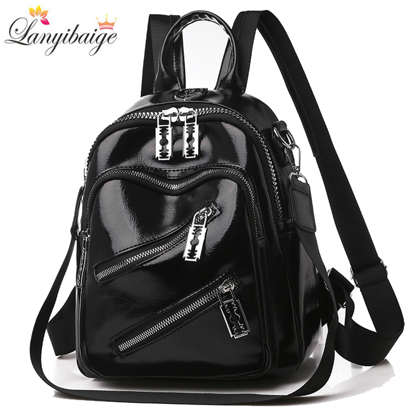 Interior Design Women - Mochila de viaje de cuero Pu