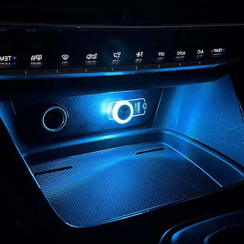 Interior Design Icon - Luz ambiental USB portátil para coche,