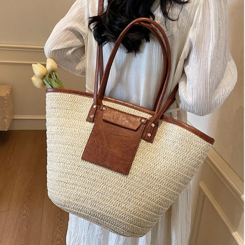Bolso de Hombro Tejido, Cestas - Interior Design Style reseña y precio