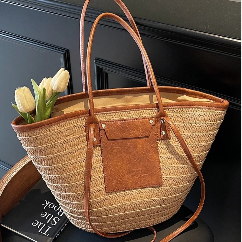 Bolso de Hombro Tejido, Cestas - Interior Design Style reseña y precio