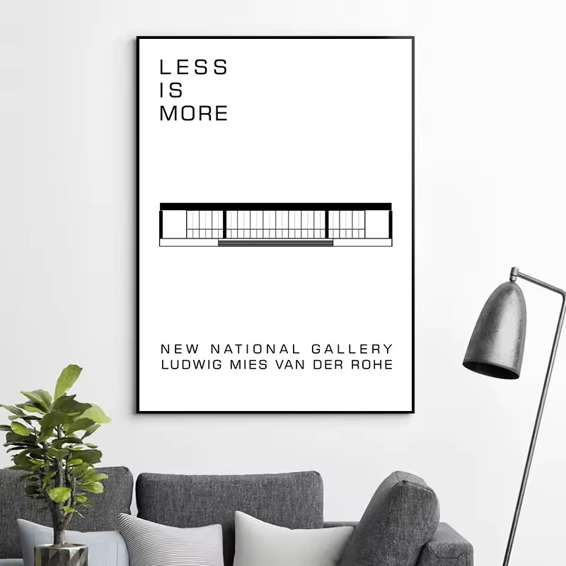 Póster de arquitectura abstrac - Interior Design Course reseña y precio