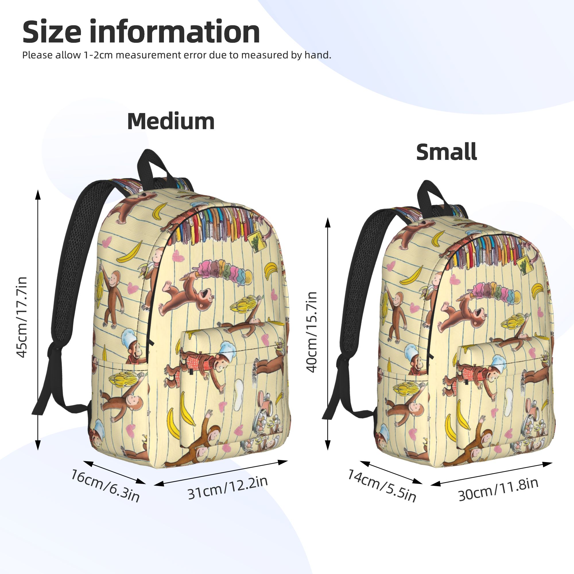 Mochila C-Curious George para  - Interior Design University In China reseña y precio