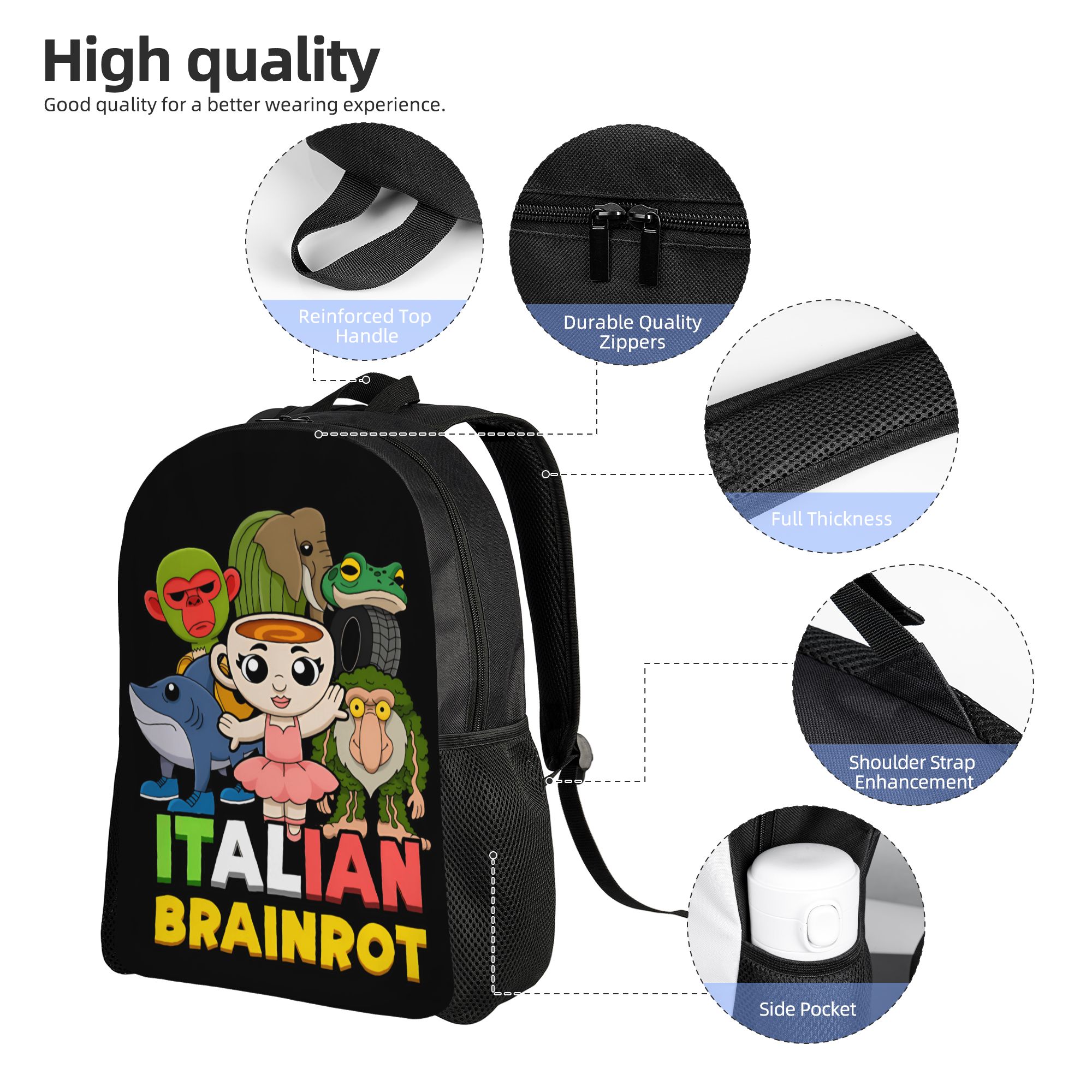Mochila Italian Brainrot, Moch - Interior Design University In China reseña y precio