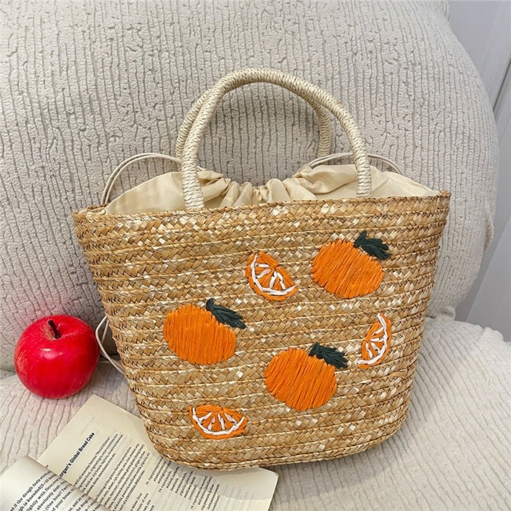 Bolsos de mano de paja con bor - Interior Design Style reseña y precio