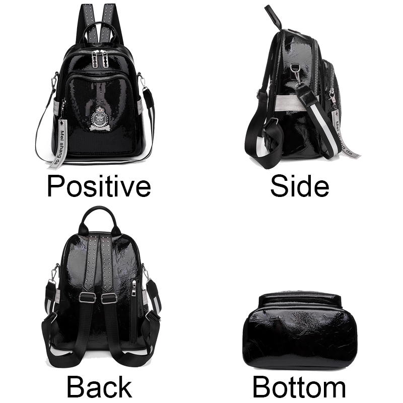 Mochila de viaje de cuero Pu d - Interior Design Women reseña y precio
