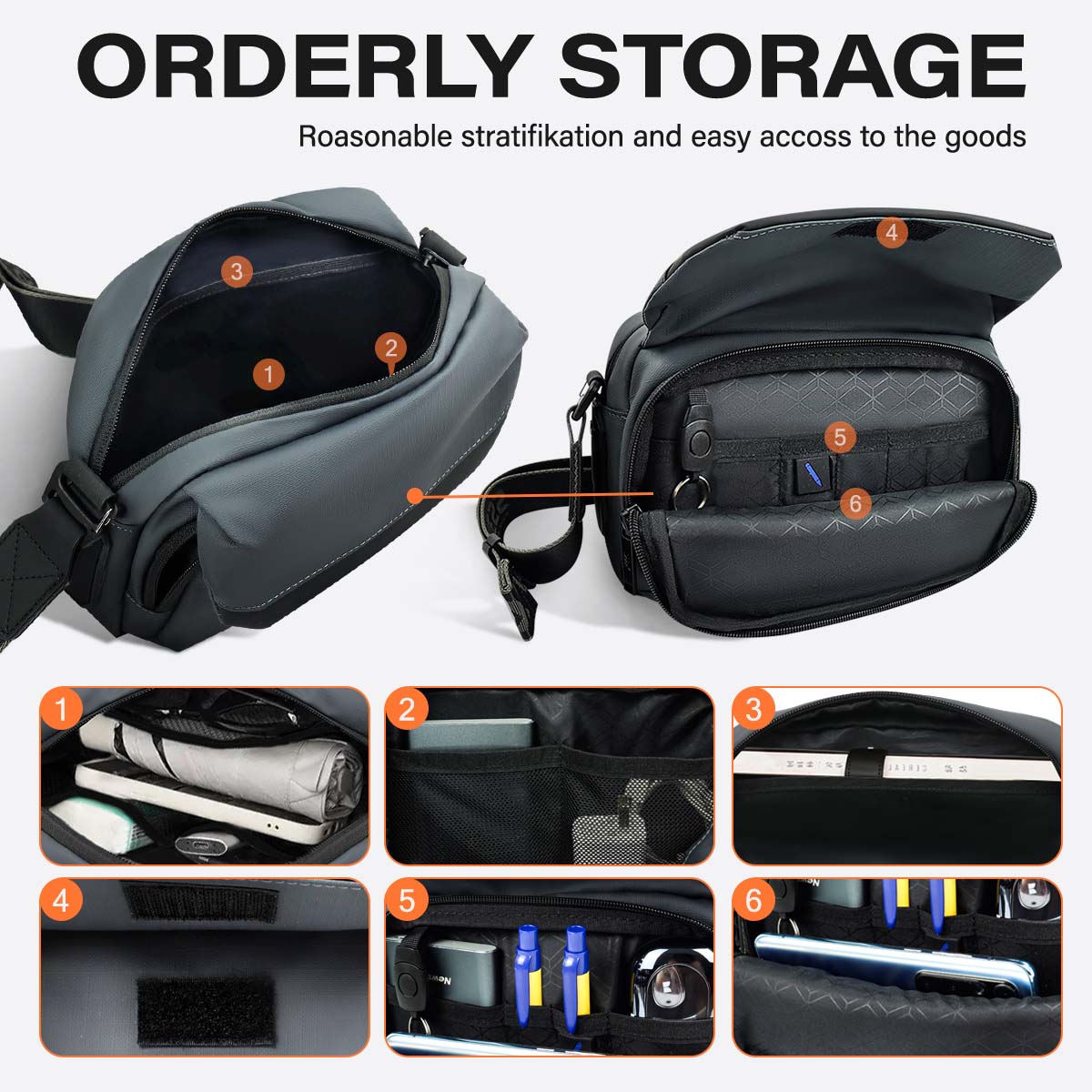 Bolso de hombro para hombre y  - Interior Design York reseña y precio