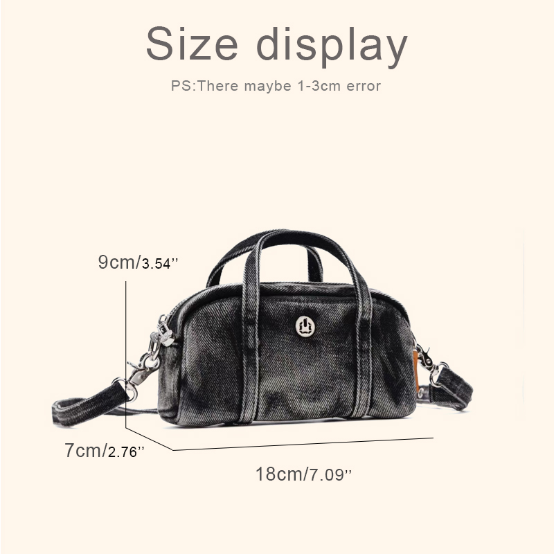 Mini bolsos de mezclilla infor - Interior Design Women reseña y precio