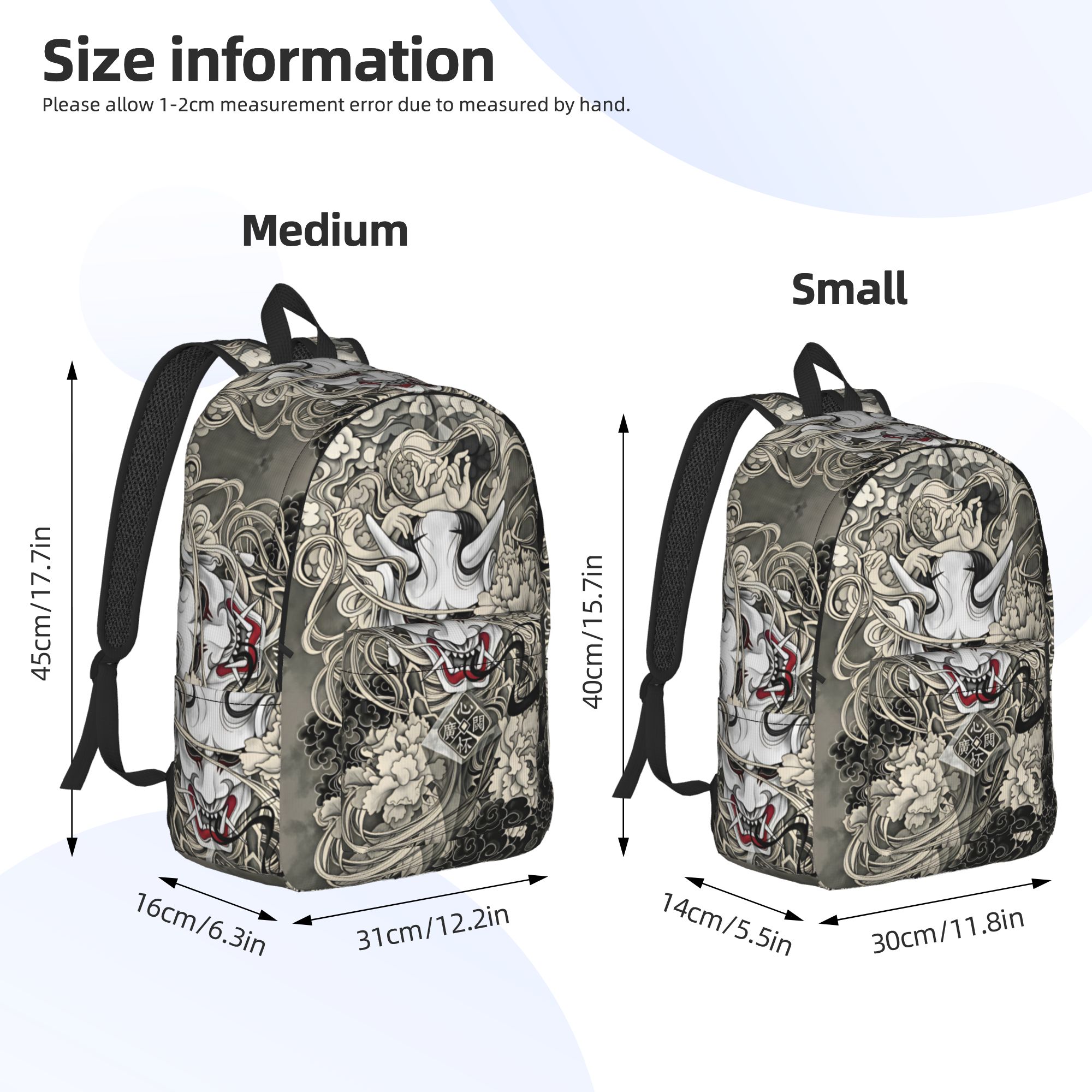 Mochila con diseño de tatuaje  - Interior Design University In China reseña y precio