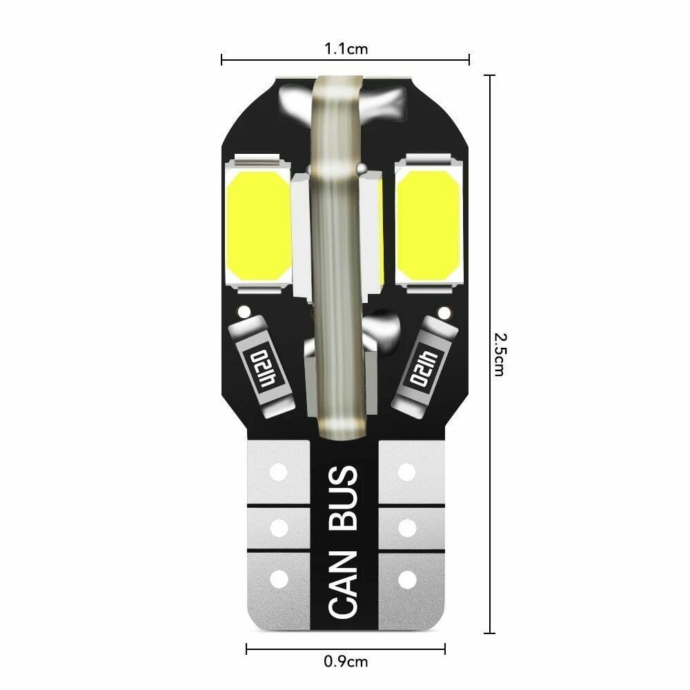 10 Uds W5W T10 bombillas LED C - Interior Design Icon reseña y precio
