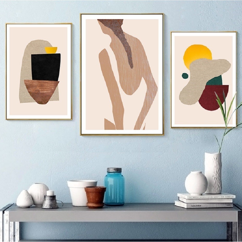 Pósteres abstractos de Escandi - Interior Design York reseña y precio
