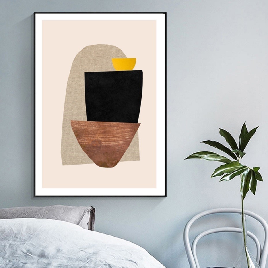 Pósteres abstractos de Escandi - Interior Design York reseña y precio